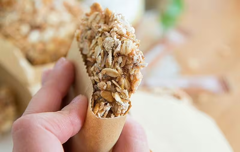 Muesli pločice s jabukom i cimetom
