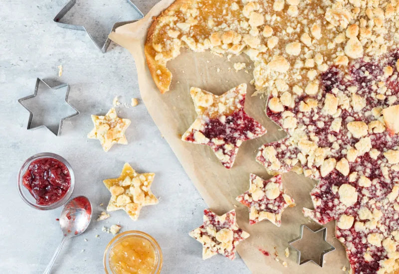 Voćni streusel kolačići