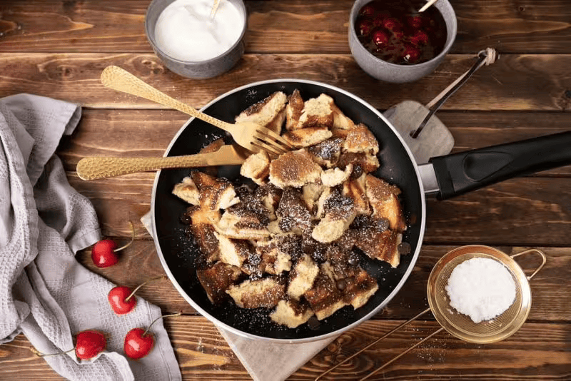 Kaiserschmarrn s niskim udjelom ugljikohidrata