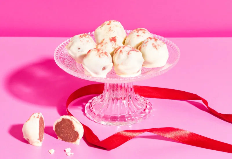 Praline od slanutka s bijelom čokoladom