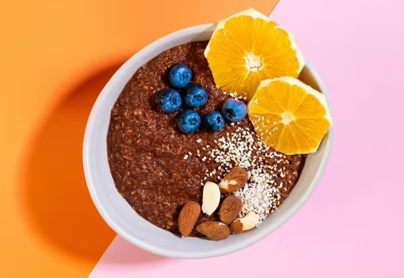 Veganska čokoladna kaša (porridge)