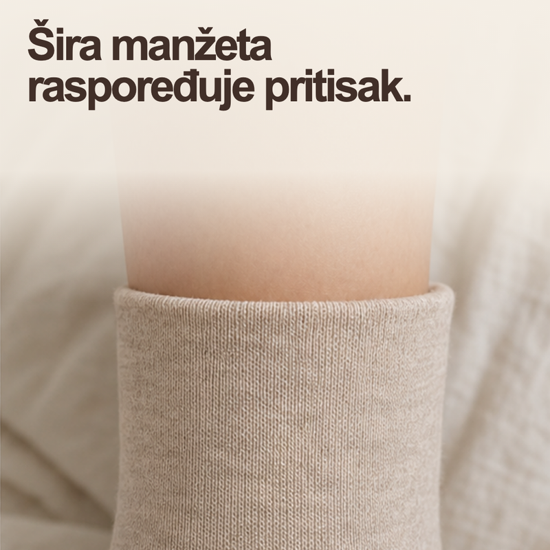 Laden Sie das Bild in Galerie -Viewer, Šira mekana manšeta bež Dr. Füss čarapa raspoređuje pritisak

