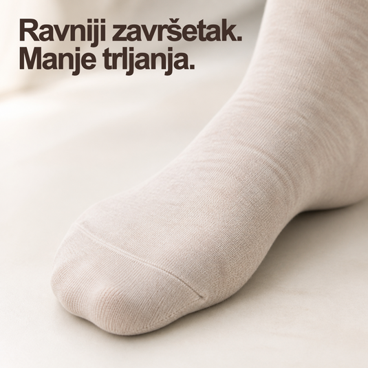 Ravni završetak bež Dr. Füss čarapa kod prstiju